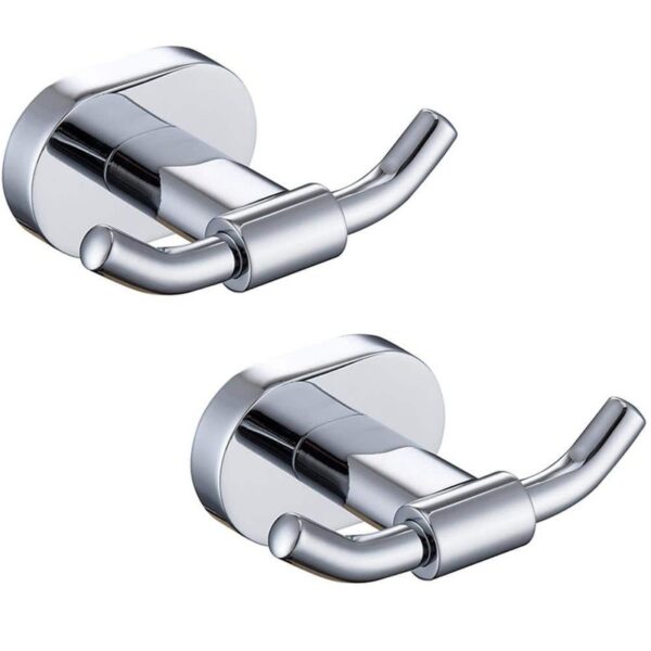 Moen 2-Pack Wall Mounted Double Robe/Towel Hook Stainless Steel Chrome