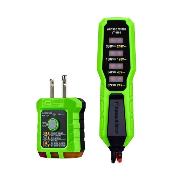 AC/DC Voltage Tester and GFCI Receptacle Tester Kit