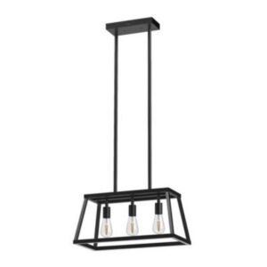 Katalyst 60W 3-Light Matte Black Adjustable CCT LED Chandelier