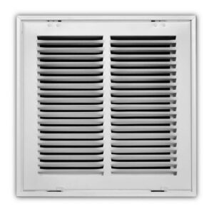 12 in. x 12 in. Return Air Filter Grille, White
