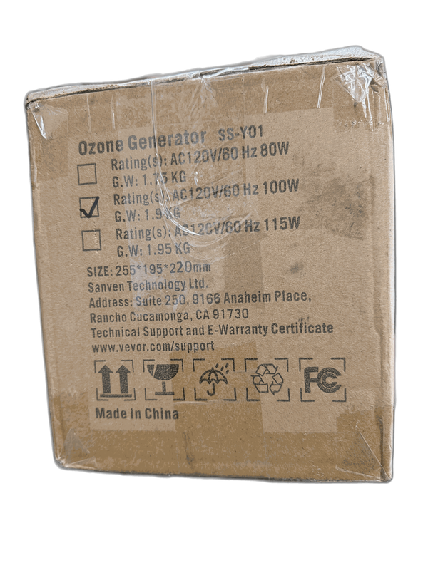 SKYSHALO Ozone Generator, 3230 sq. ft. HEPA-Type Ozone Generator in Black - Image 10