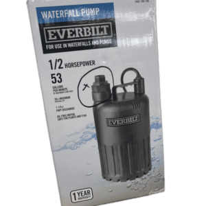 Everbilt 1/2 HP Waterfall Submersible Utility Pump MISSING