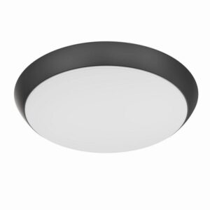Commercial Electric 11 in. Matte Black Motion Sensor LED Ceiling Light