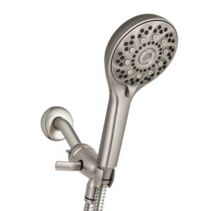 Waterpik PowerPulse 8-Spray Handheld Shower Head 1.8 GPM Brushed Nickel