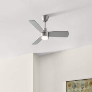 Hampton Bay Dorsey 36 in. Brushed Nickel Ceiling Fan with Remote Control
