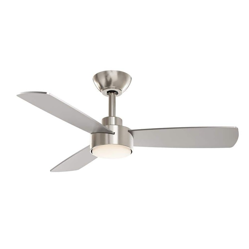 Hampton Bay Dorsey 36 in. Brushed Nickel Ceiling Fan with Remote Control - Image 2