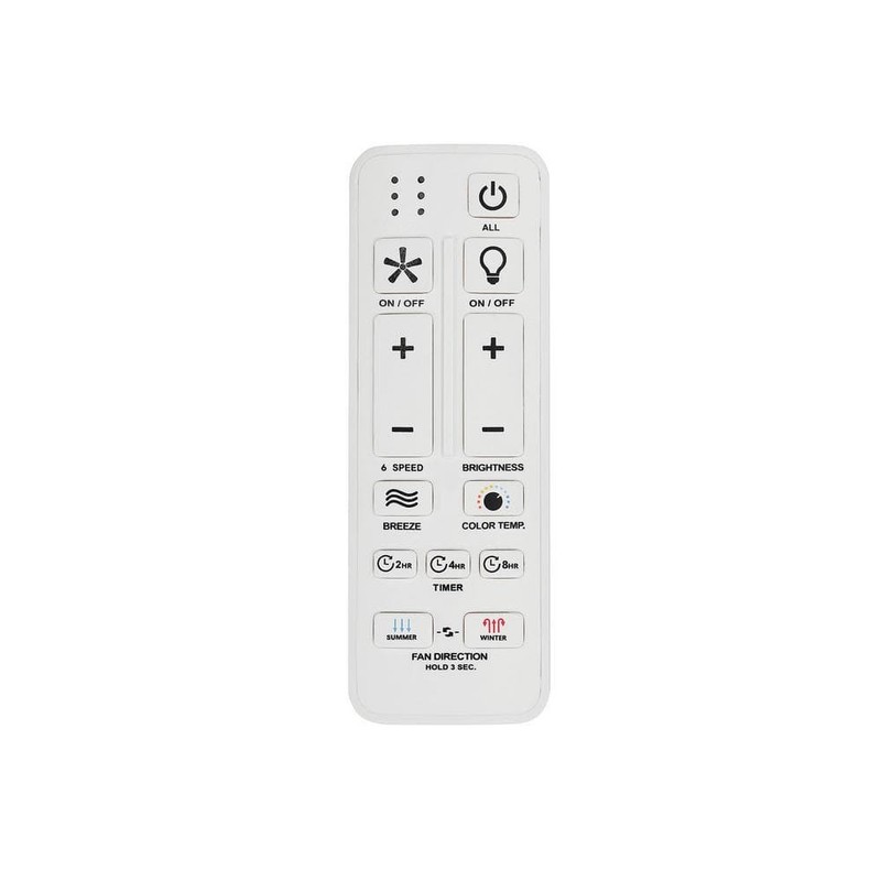 Hampton Bay Dorsey 36 in. Brushed Nickel Ceiling Fan with Remote Control - Image 8