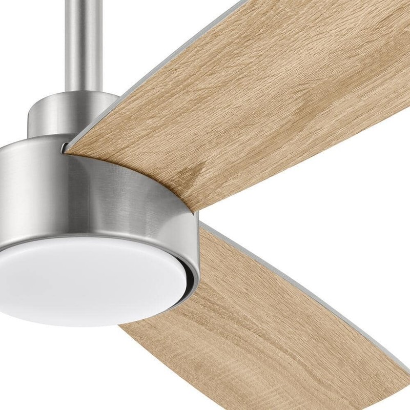 Hampton Bay Dorsey 36 in. Brushed Nickel Ceiling Fan with Remote Control - Image 15