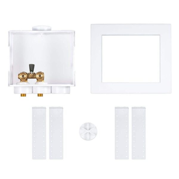 Oatey Quadtro 2" Copper Sweat Washing Machine Outlet Box with Regulator