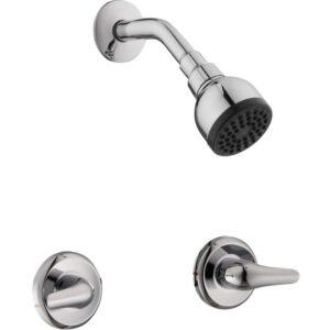 Glacier Bay Aragon Double Handle 1-Spray Shower Faucet 1.75 GPM in Chrome