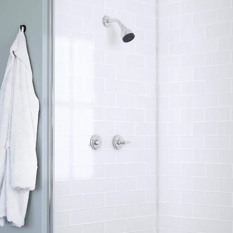 Glacier Bay Aragon Double Handle 1-Spray Shower Faucet 1.75 GPM in Chrome - Image 2