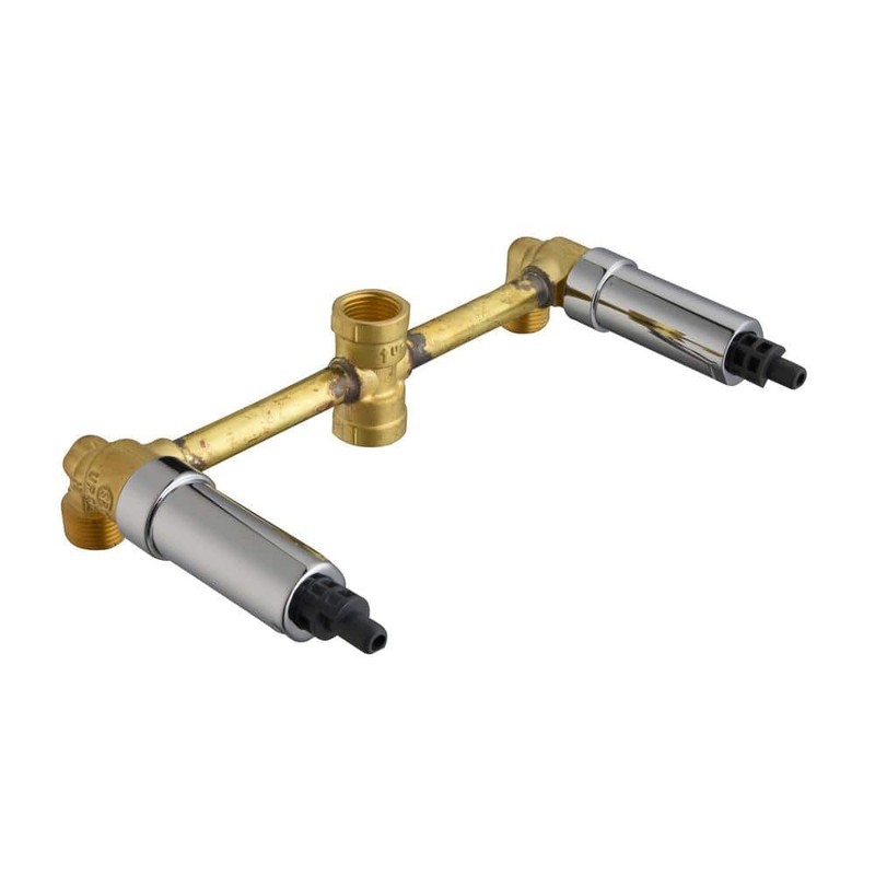 Glacier Bay Aragon Double Handle 1-Spray Shower Faucet 1.75 GPM in Chrome - Image 3