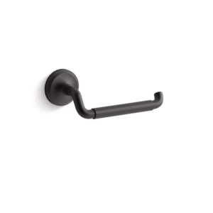 KOHLER Paces Wall Mounted Toilet Paper Holder in Matte Black