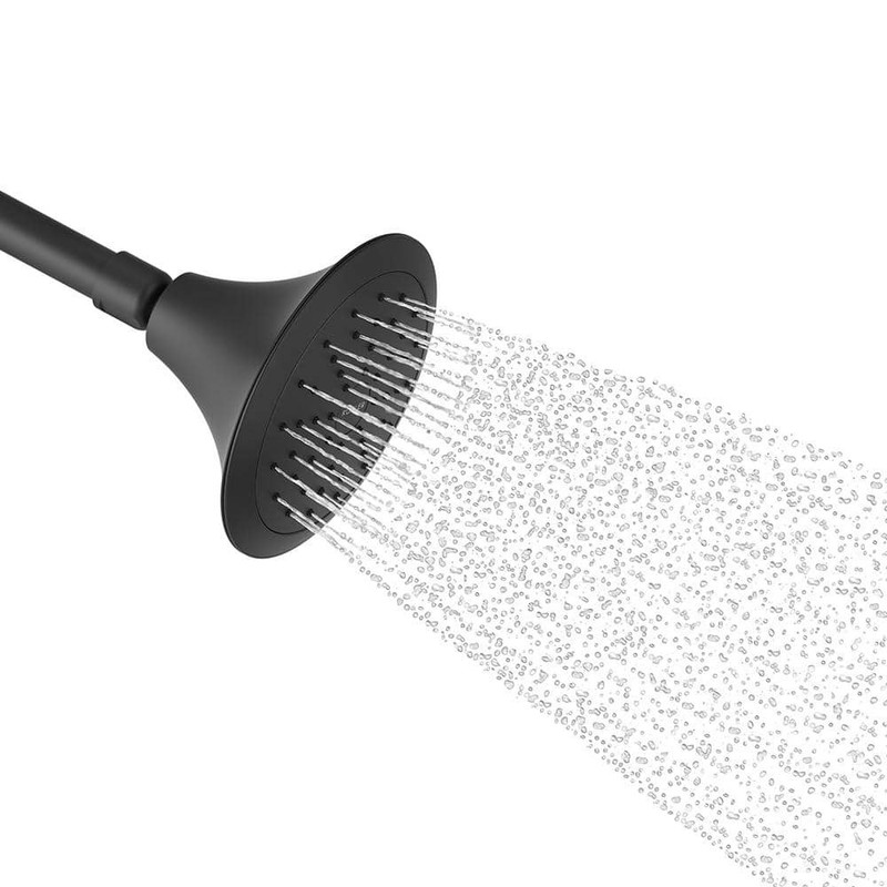 KOHLER Forte 1-Spray 5.5" Single Wall Mount Fixed Shower Head Matte Black - Image 5