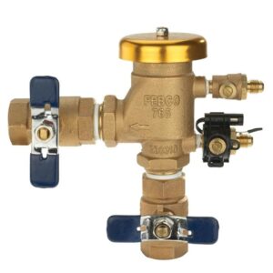 Febco 3/4 IN Bronze Pressure Vacuum Breaker Backflow Preventer w/ Shutoffs