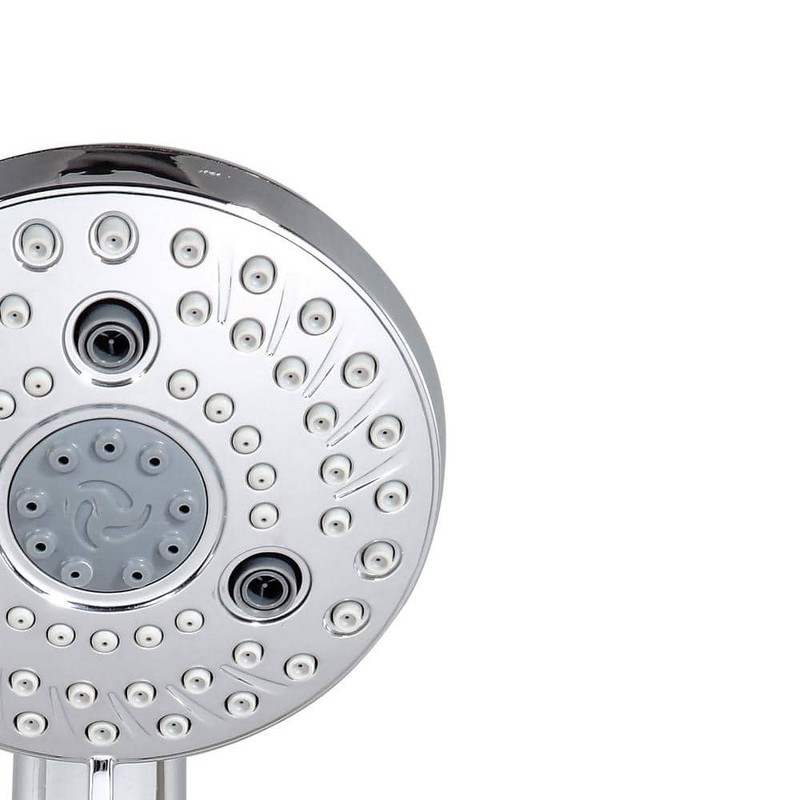 Glacier Bay Lavmere 7-Spray 4.2" Handheld Shower Head 1.8 GPM Chrome - Image 3