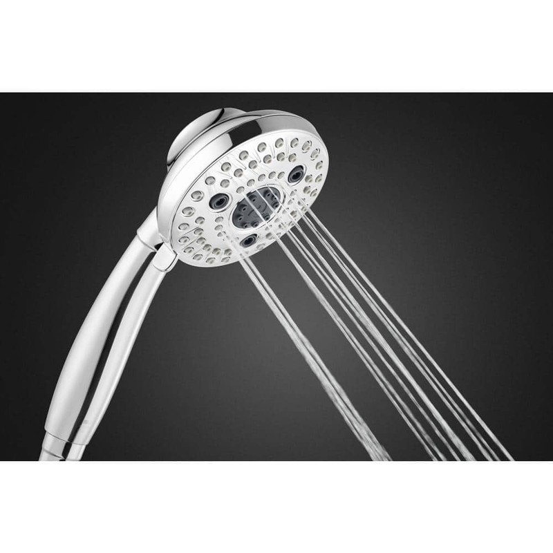 Glacier Bay Lavmere 7-Spray 4.2" Handheld Shower Head 1.8 GPM Chrome - Image 5