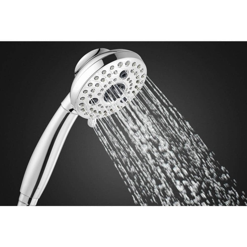Glacier Bay Lavmere 7-Spray 4.2" Handheld Shower Head 1.8 GPM Chrome - Image 7
