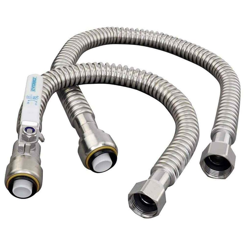 Everbilt 3/4 in. SSPTC x 3/4 in. FIP Water Heater Connection Kit