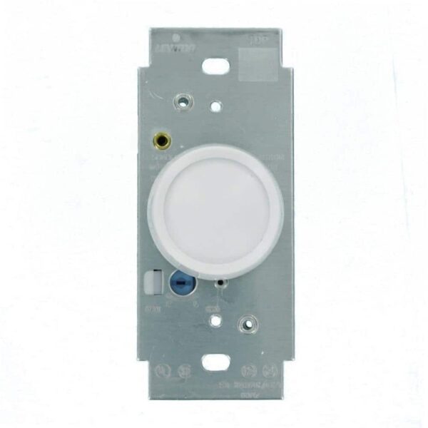 Leviton 5A Single Pole Full Range Rotary Fan Speed Control White 6616-1XW