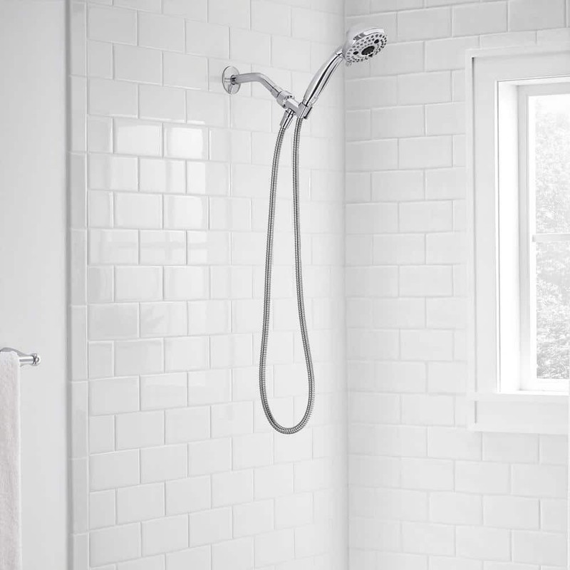 Glacier Bay Lavmere 7-Spray 4.2" Handheld Shower Head 1.8 GPM Chrome - Image 2