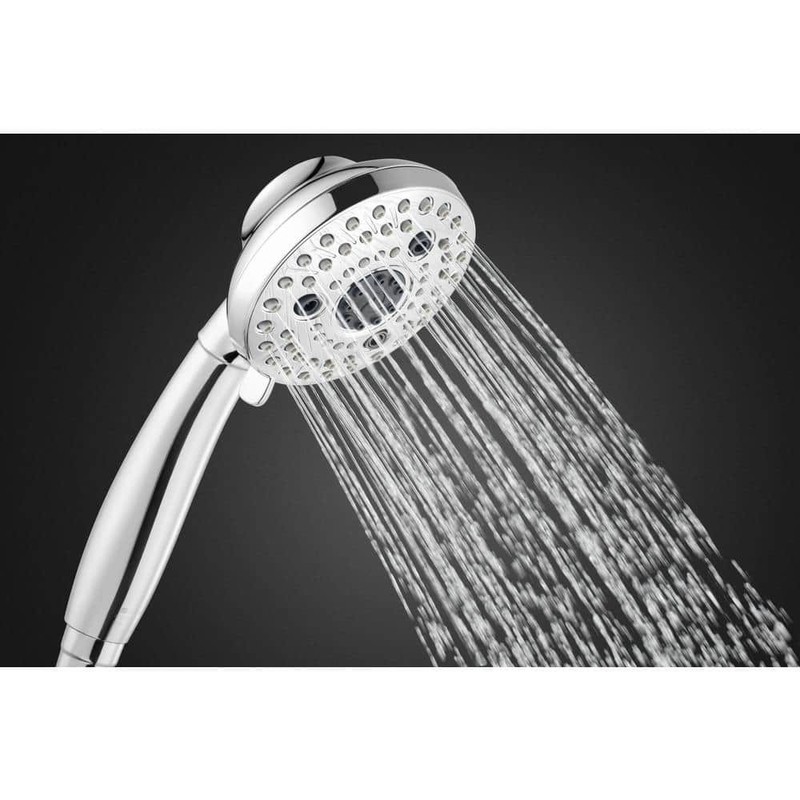 Glacier Bay Lavmere 7-Spray 4.2" Handheld Shower Head 1.8 GPM Chrome - Image 8