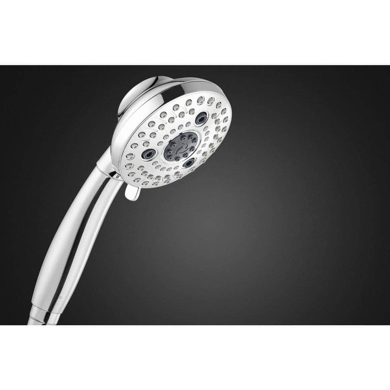 Glacier Bay Lavmere 7-Spray 4.2" Handheld Shower Head 1.8 GPM Chrome - Image 9