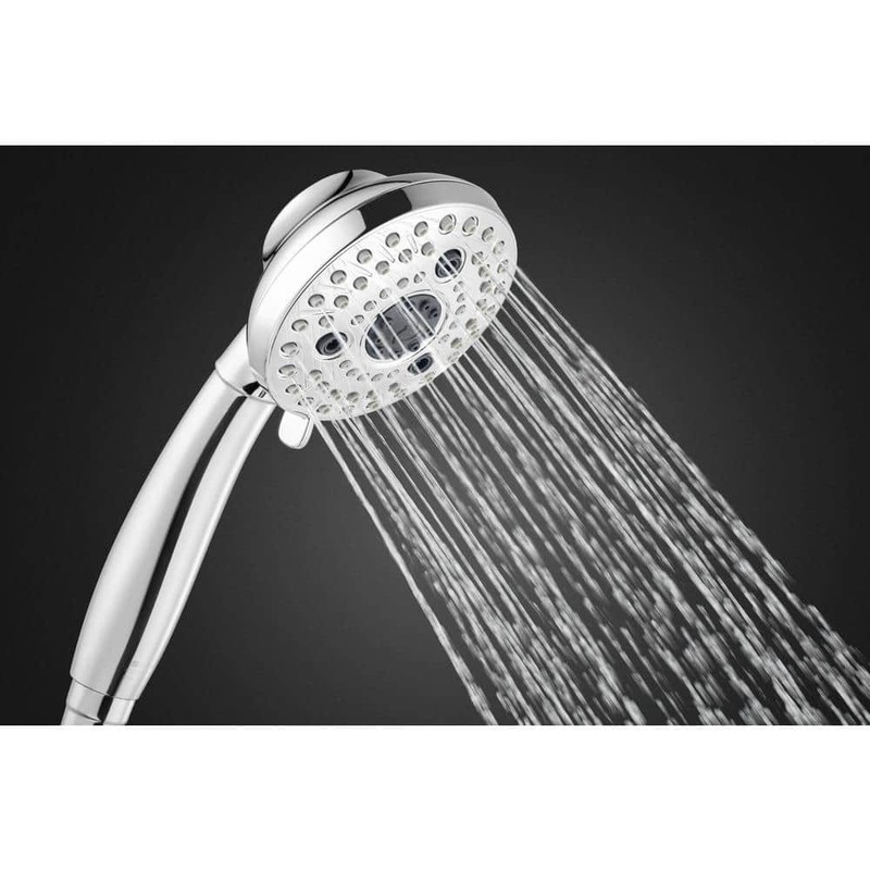 Glacier Bay Lavmere 7-Spray 4.2" Handheld Shower Head 1.8 GPM Chrome - Image 11