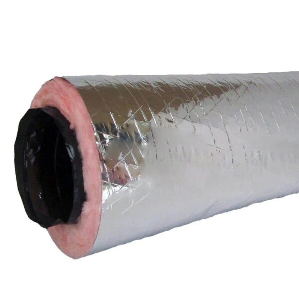 Everbilt 6 in. x 25 ft. R6 Insulated Flexible Duct Silver Jacket