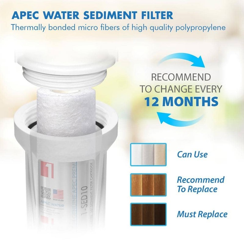APEC Water Systems Ultimate 10 in. 5-Micron Sediment Replacement Filter - Image 4