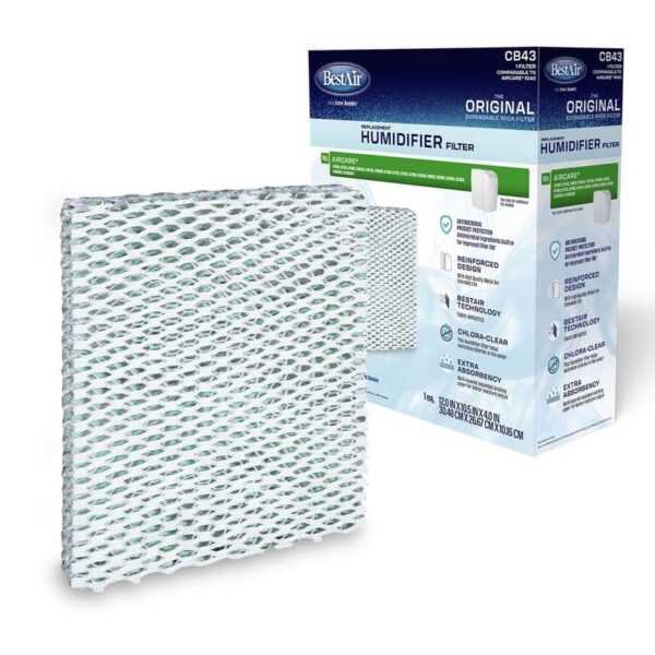 BestAir CB43 Humidifier Wick Filter for AirCare