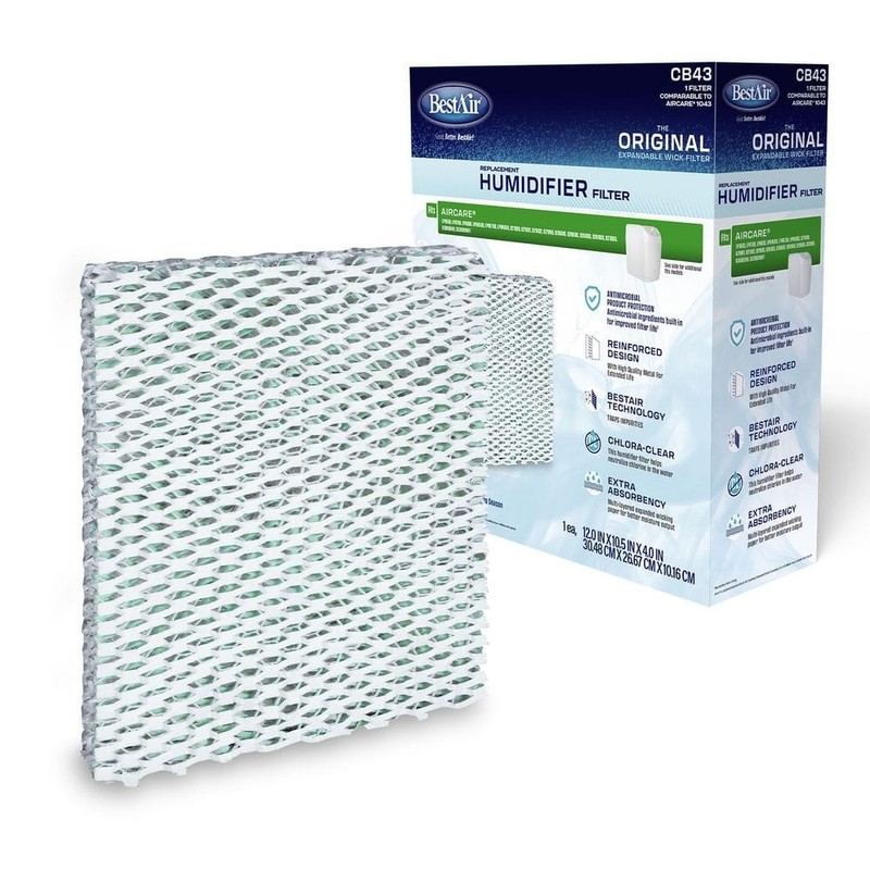 BestAir CB43 Humidifier Wick Filter for AirCare