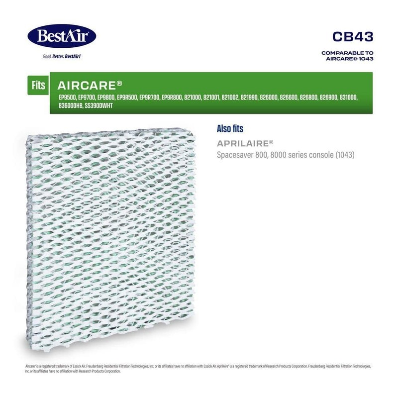 BestAir CB43 Humidifier Wick Filter for AirCare - Image 3