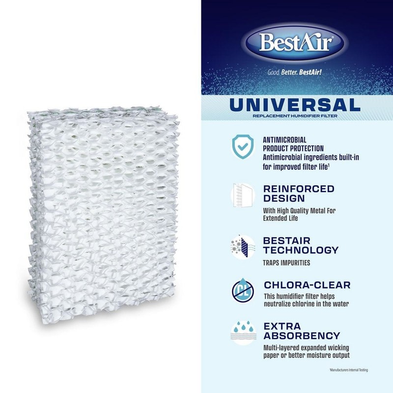 BestAir ALL-4 10 in. Humidifier Wick Filter for MoistAir, AirCare, Kenmore - Image 2