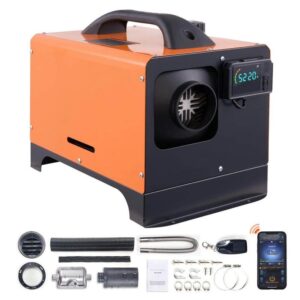 VEVOR 12V 8KW Diesel Air Heater All In One 27296 BTU w Bluetooth App LCD