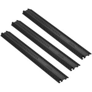VEVOR 39 x 5 in. Cable Protector Ramp 2000 lbs Load Cord Cover Speed Bump 3-Pack