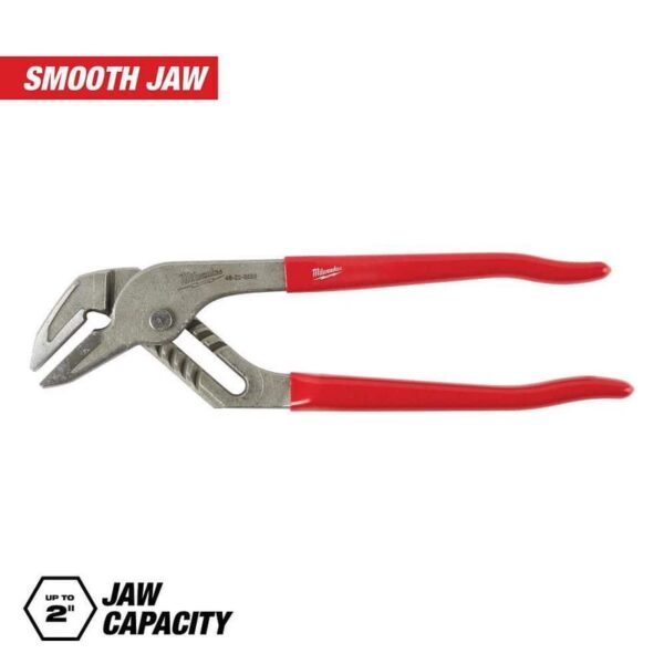 Milwaukee 10 in. Dipped Grip Smooth Jaw Tongue & Groove Pliers