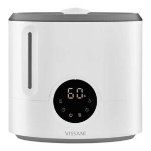 Vissani 2 Gal Ultrasonic Humidifier Cool Warm Mist 360 Dual Nozzle Large Room