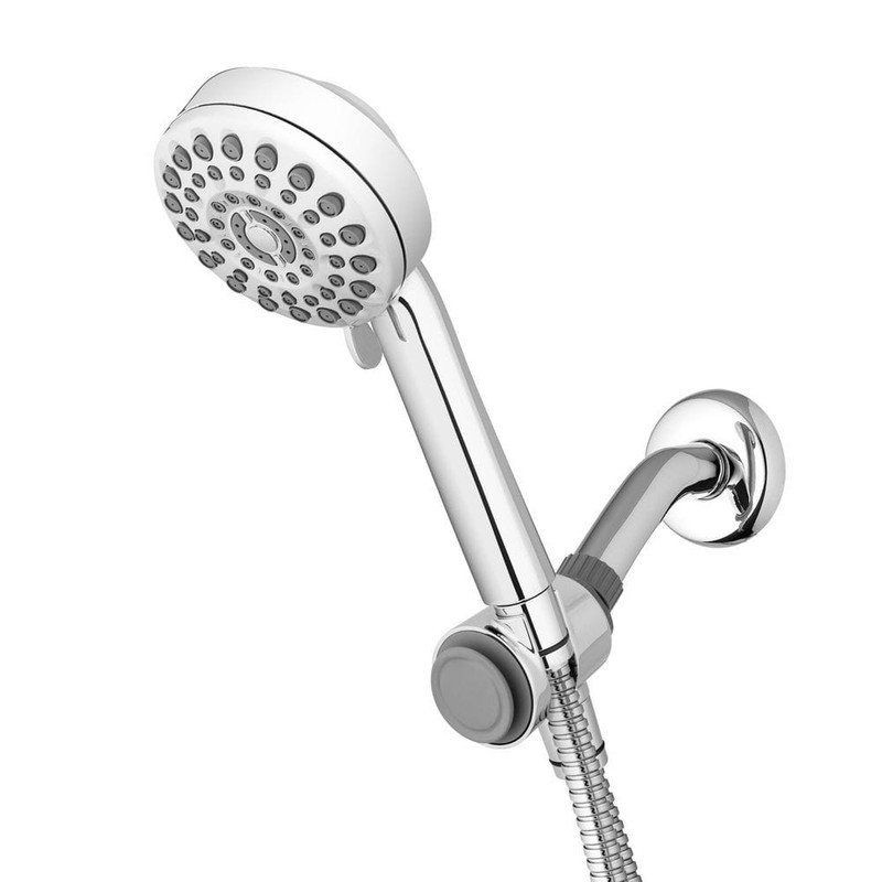 Waterpik DualDock 7-Spray Wall Mount Handheld Shower Head 1.8 GPM Chrome - Image 2