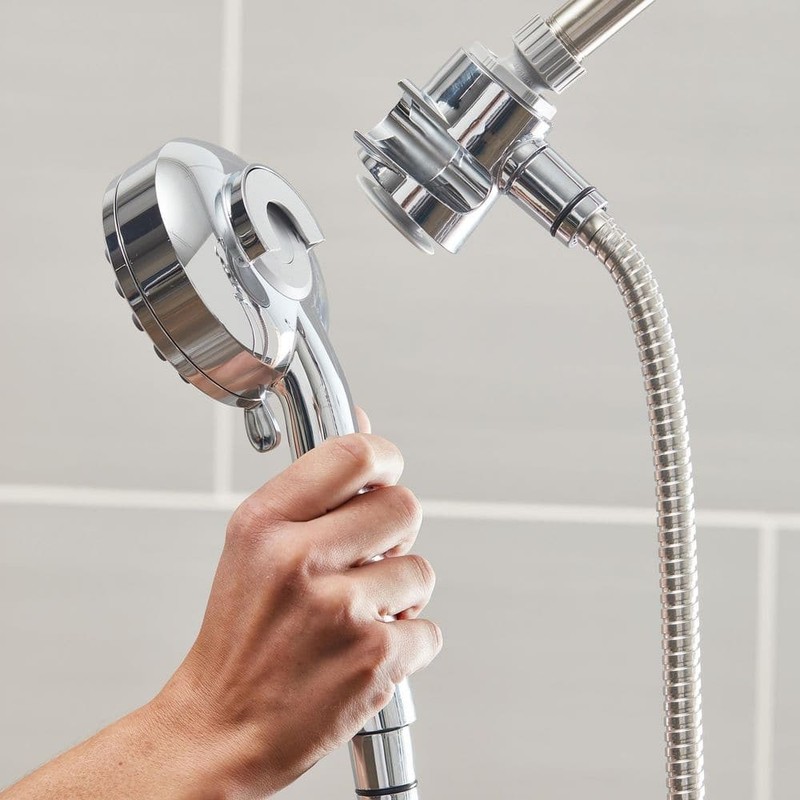 Waterpik DualDock 7-Spray Wall Mount Handheld Shower Head 1.8 GPM Chrome - Image 5