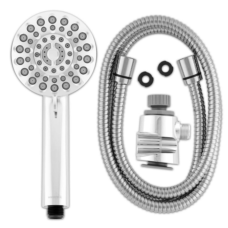 Waterpik DualDock 7-Spray Wall Mount Handheld Shower Head 1.8 GPM Chrome - Image 6