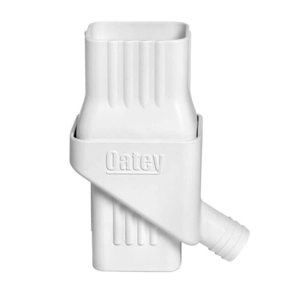 Oatey Mystic 2 in. x 3 in. White Rainwater Collection System