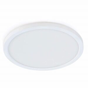 Feit Electric 10.5-Watt Integrated LED Flush Mount 7.5 in. White Round Dimmable