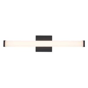 Bel Air Lighting Miles 24 in. Integrated LED Black Bathroom Vanity Light Fixture