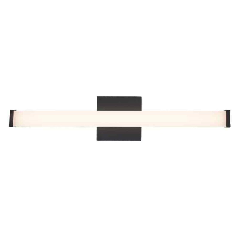 Bel Air Lighting Miles 24 in. Integrated LED Black Bathroom Vanity Light Fixture