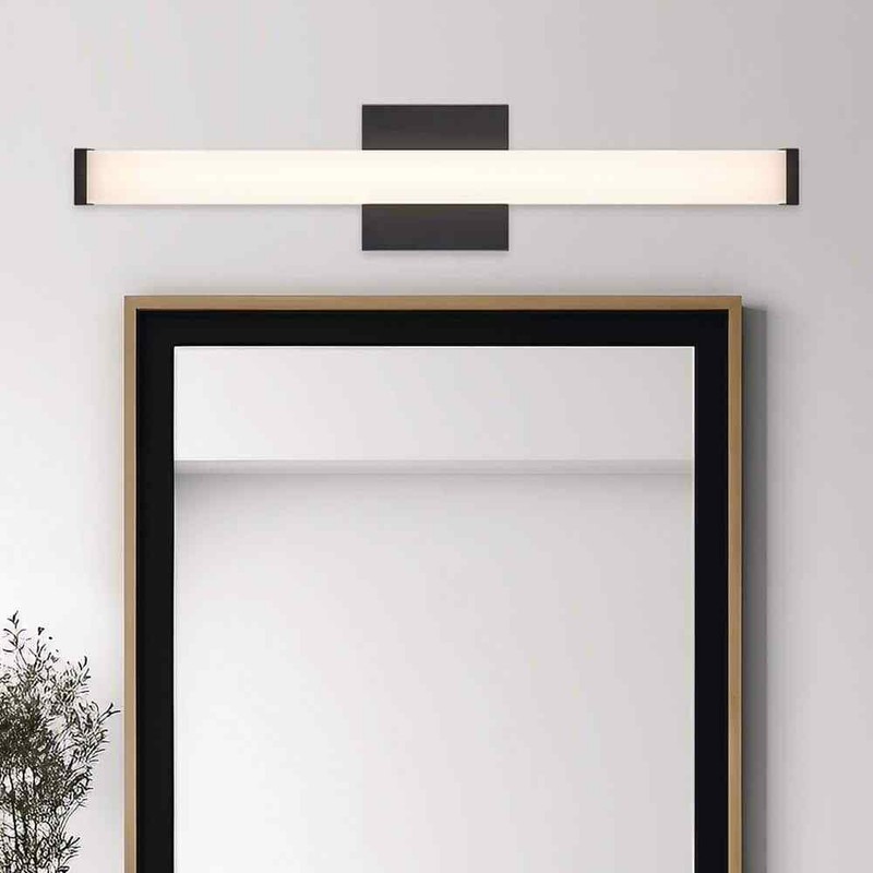 Bel Air Lighting Miles 24 in. Integrated LED Black Bathroom Vanity Light Fixture - Image 2