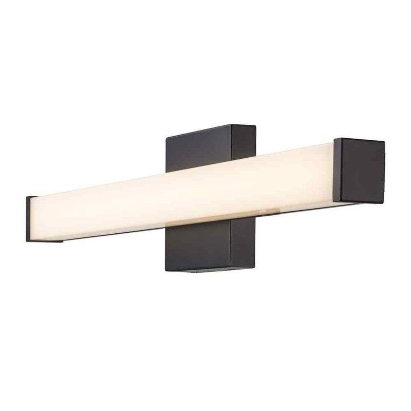 Bel Air Lighting Miles 24 in. Integrated LED Black Bathroom Vanity Light Fixture - Image 9