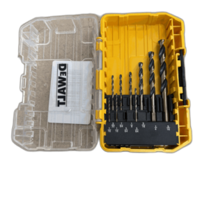 DEWALT Black and Gold Twist Drill Bit Set (10-Piece) MISSING 5/64