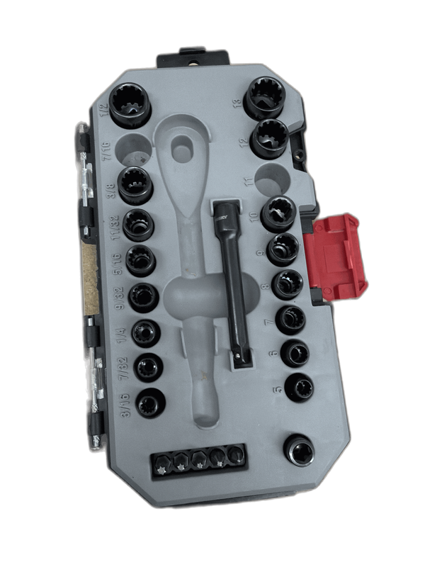 Husky 100-Position 1/4" Drive Universal Socket Wrench Set (26-Piece)NO Ratchet