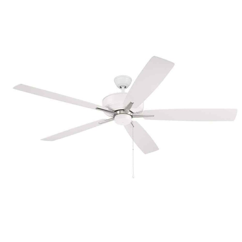 CRAFTMADE Super Pro 60 in. 3-Speed Reversible Motor Ceiling Fan in White - Image 6